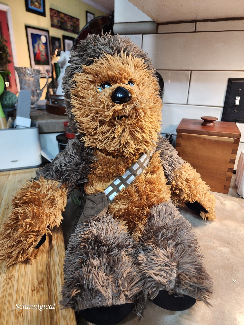 Build-A-Bear Plush Chewbacca Wookiee- Plush - Brown & Gray